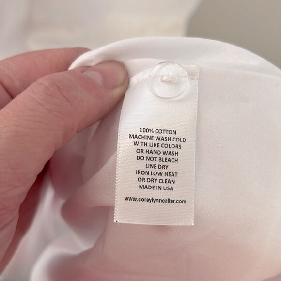 NWT Corey Lynn Calter Marisol WHITE dotted ruffle tier maxi dress - Picture 10 of 13